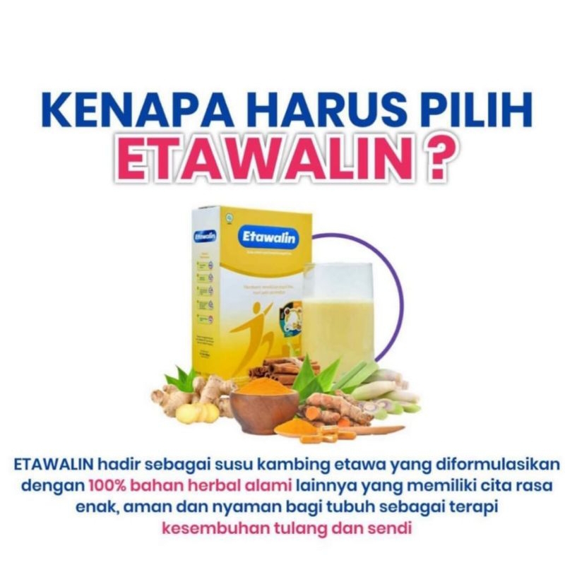 

ETAWALIN-susu kambing etawa untuk kesehatan sendi dan tulang