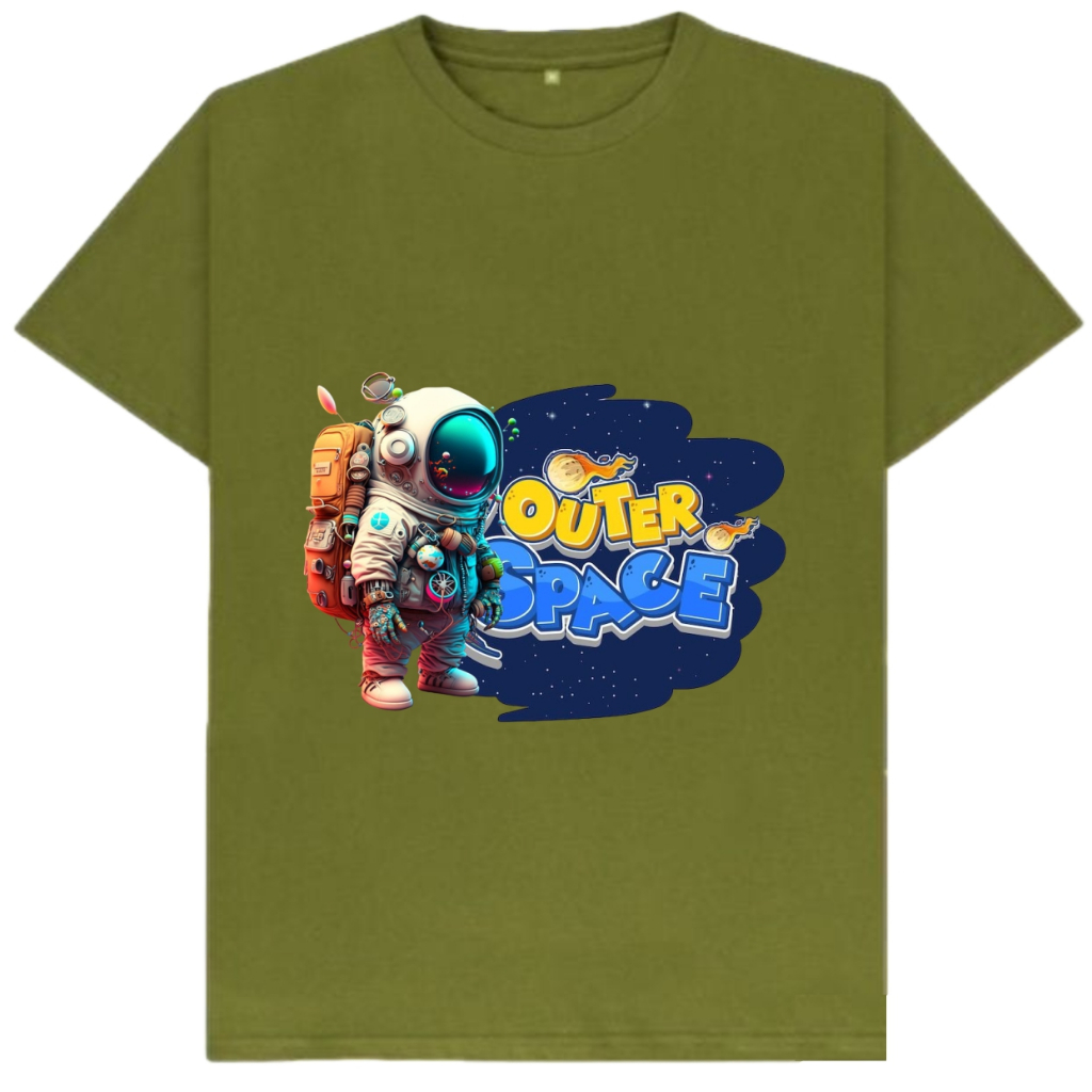Baju Distro Anak Gambar Surf Cars Laki laki dan Perempuan Lengan Pendek Usia 1-10 Tahun Warna H-Army