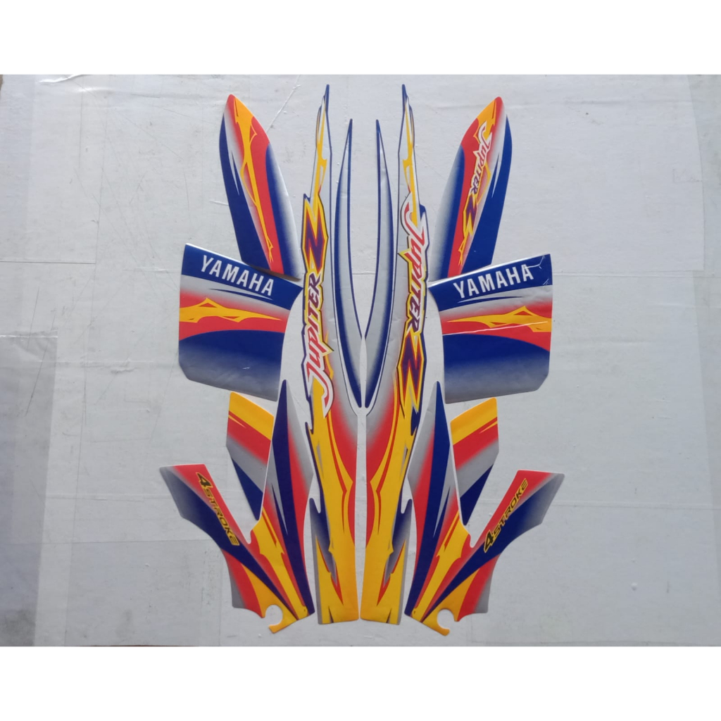 Stiker Standar Yamaha Jupiter Z 2004 - List Stiker Standar Jupiter Z 2004 - Striping StandarJupiter 