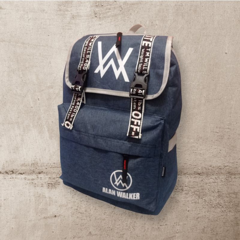 Alan Walker Tas Ransel Pria Wabita - BackPack Import Ready Stok Grosir