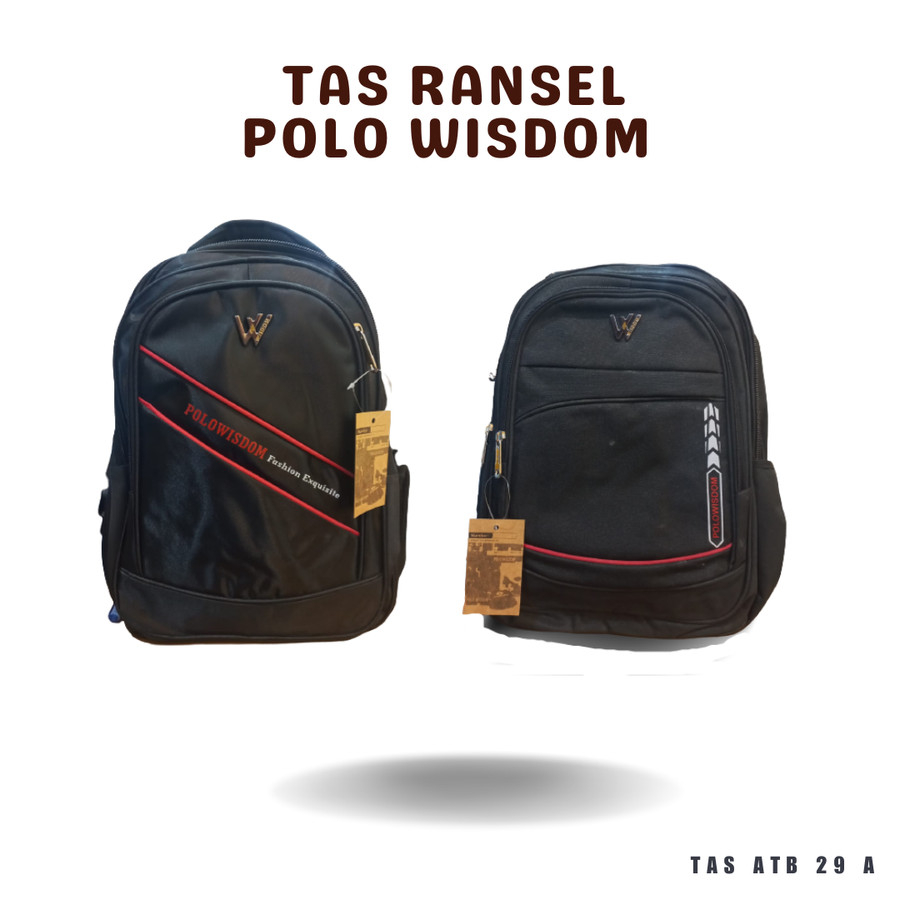 Tas Ransel Sekolah/Kuliah/Kerja Polo Wisdom ATB 29 A
