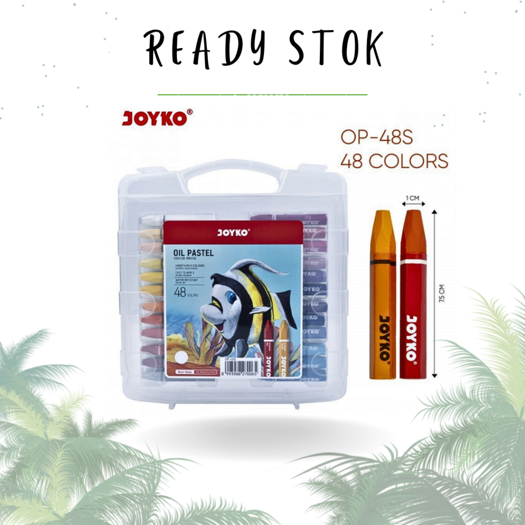 

CRAYON/KRAYON MINYAK / OIL PASTEL OP-48S / OP48S JOYKO (SET)