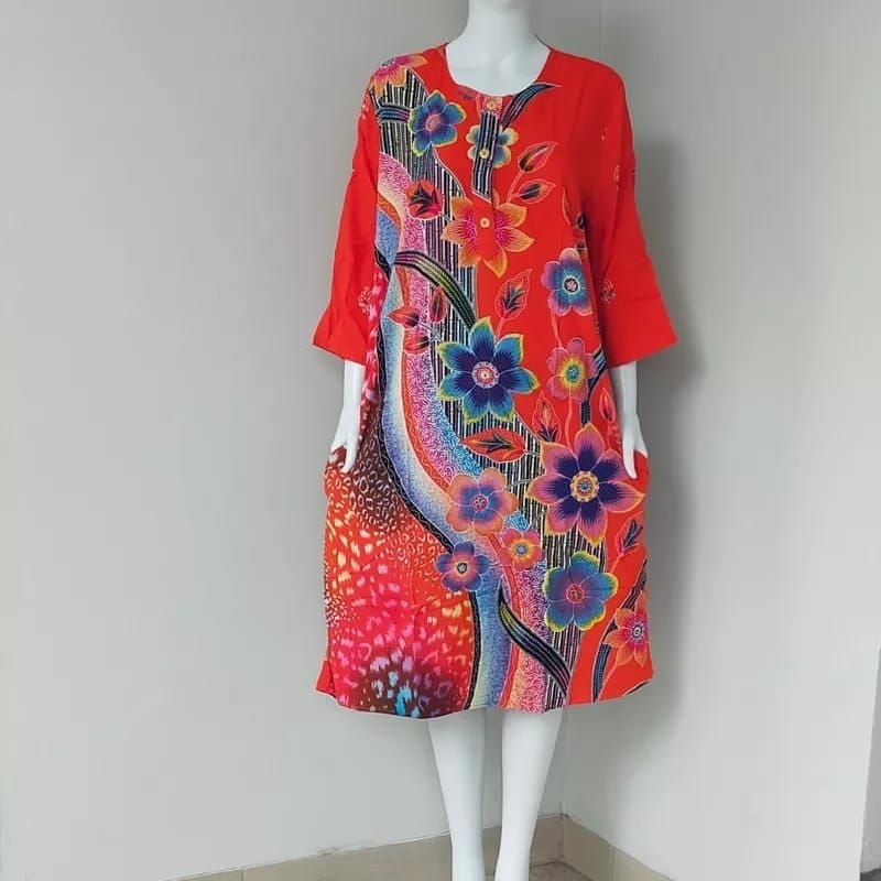 Daster Kencana Ungu Lengan 3/4 Original.