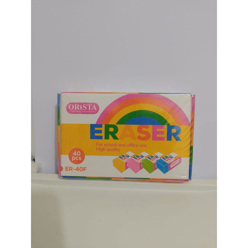 

Orista Penghapus Pencil Eraser 1pak isi 40pcs 447g