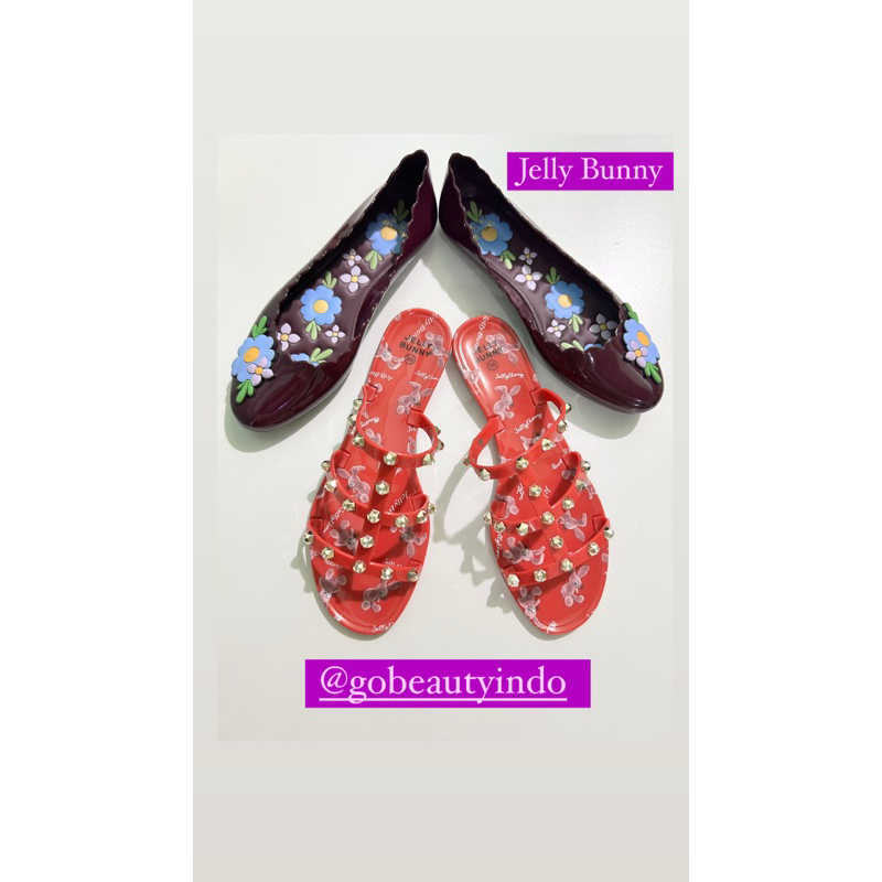 Original Jelly Bunny Flat Shoes Sandal