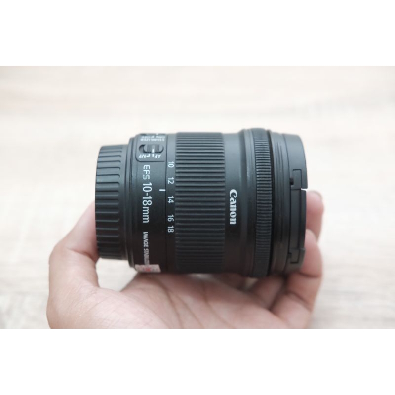 Canon 10-18mm f3.5-4.5 IS STM lensa wide kamera DSLR bukan 10-22mm 16-35mm