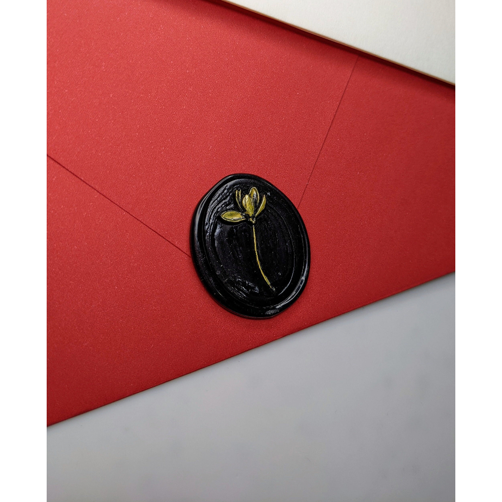 

(WGI) Leanor (Black Gold Ink) - 1 Pcs Wax Seal Coin Instan Siap Pakai / Segel undangan wax seal DIY / Hampers / Souvenir / Hadiah / Hiasan / art & Craft / candle wax seal coin langsung tempel sudah include double tape