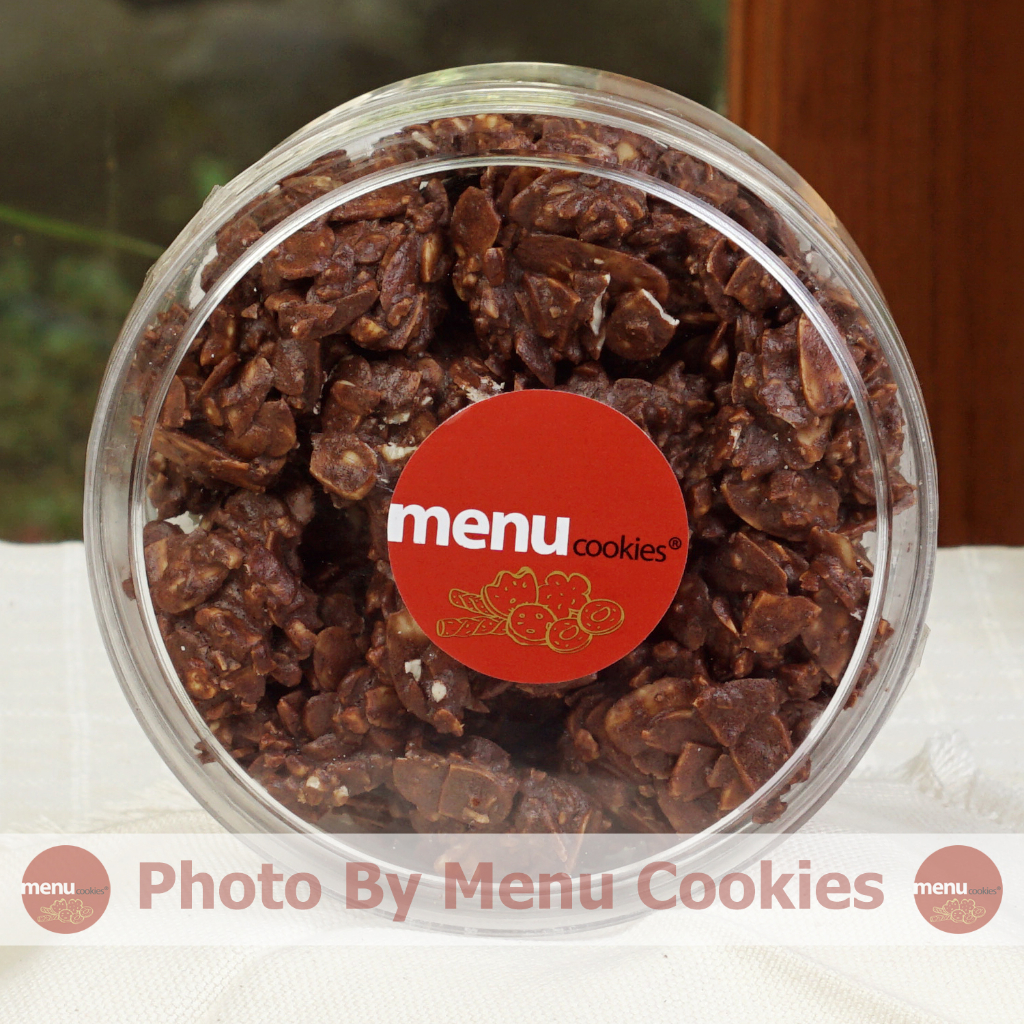 

Menu Cookies | Almond Crunch Coklat | Kue Manis | Kue Coklat | Kue Kering | Kue Lebaran | Cookies | Kue Kering Homemade | Kue Kering Enak | Parcel Lebaran