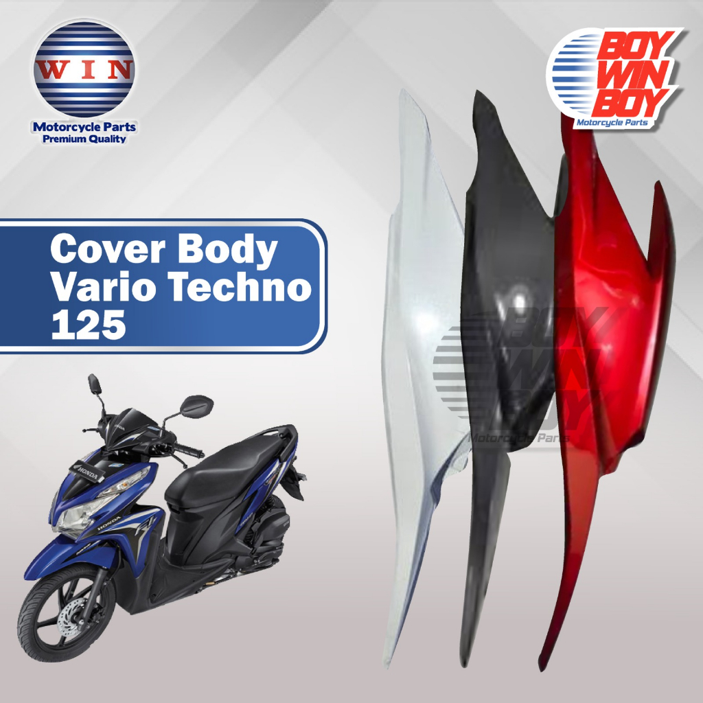 COVER BODY HONDA VARIO TECHNO 125 1 SET KEMPOLAN COVER BODY BELAKANG KANAN KIRI VARIO TECHNO 125
