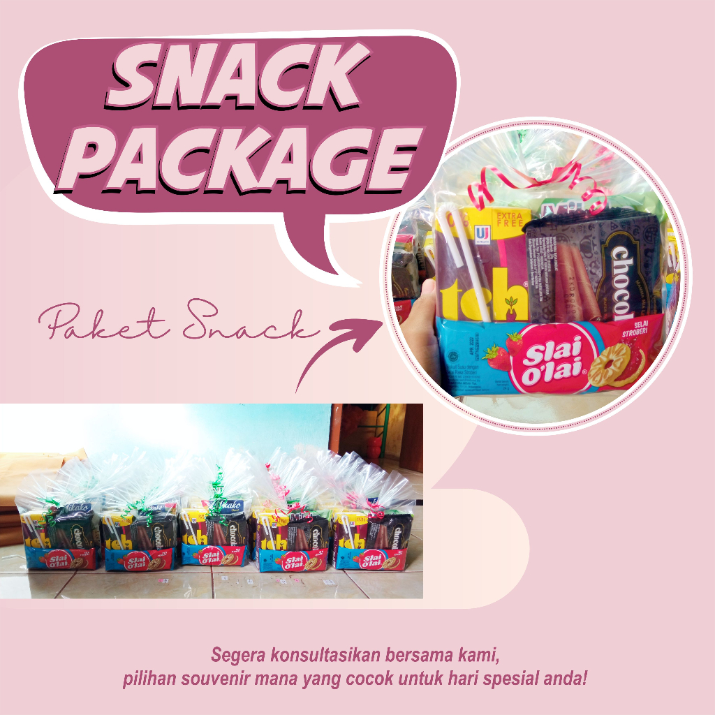 

Paket Snack Teman Kerja/Paket Snack Ualngtahun/Hampers Snack