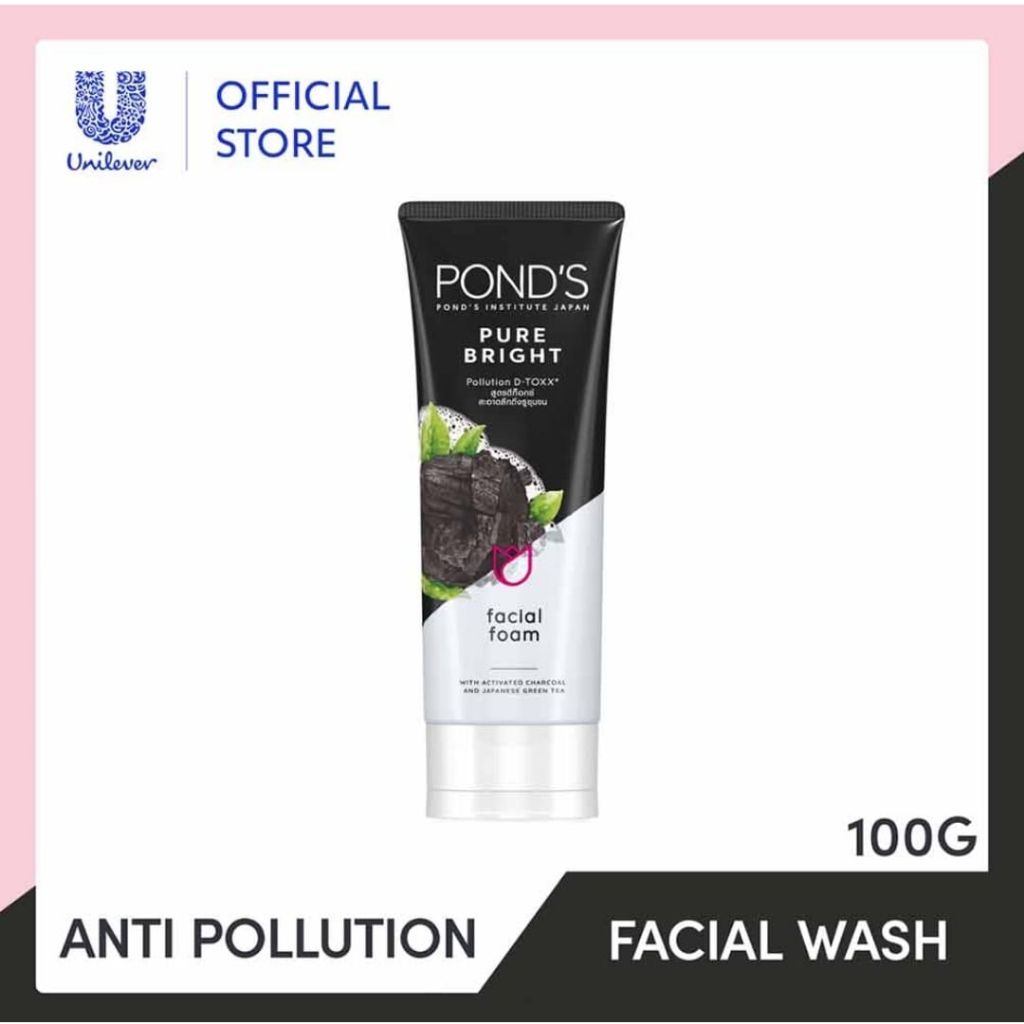 Ponds Facial Foam Pure Bright 100g