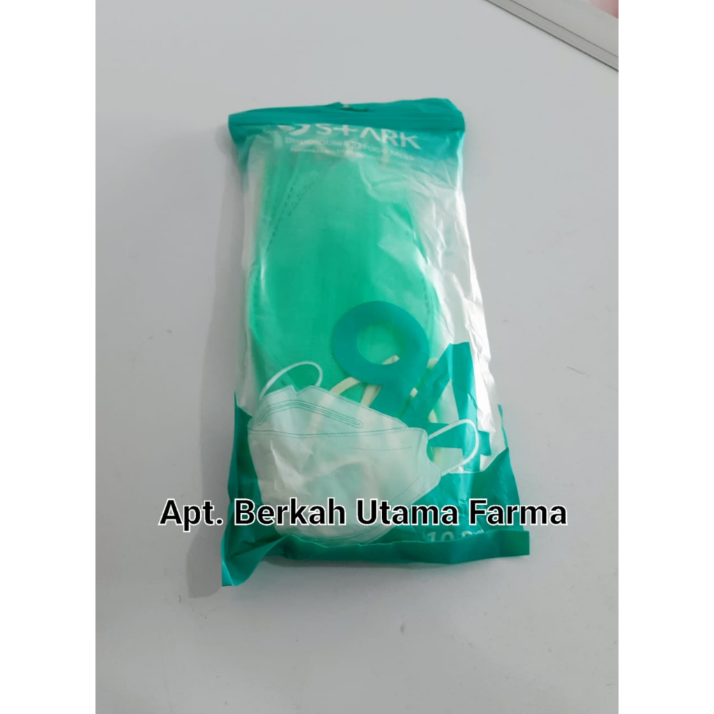 Masker KF94 Stark 3D Hijau Per Bgks