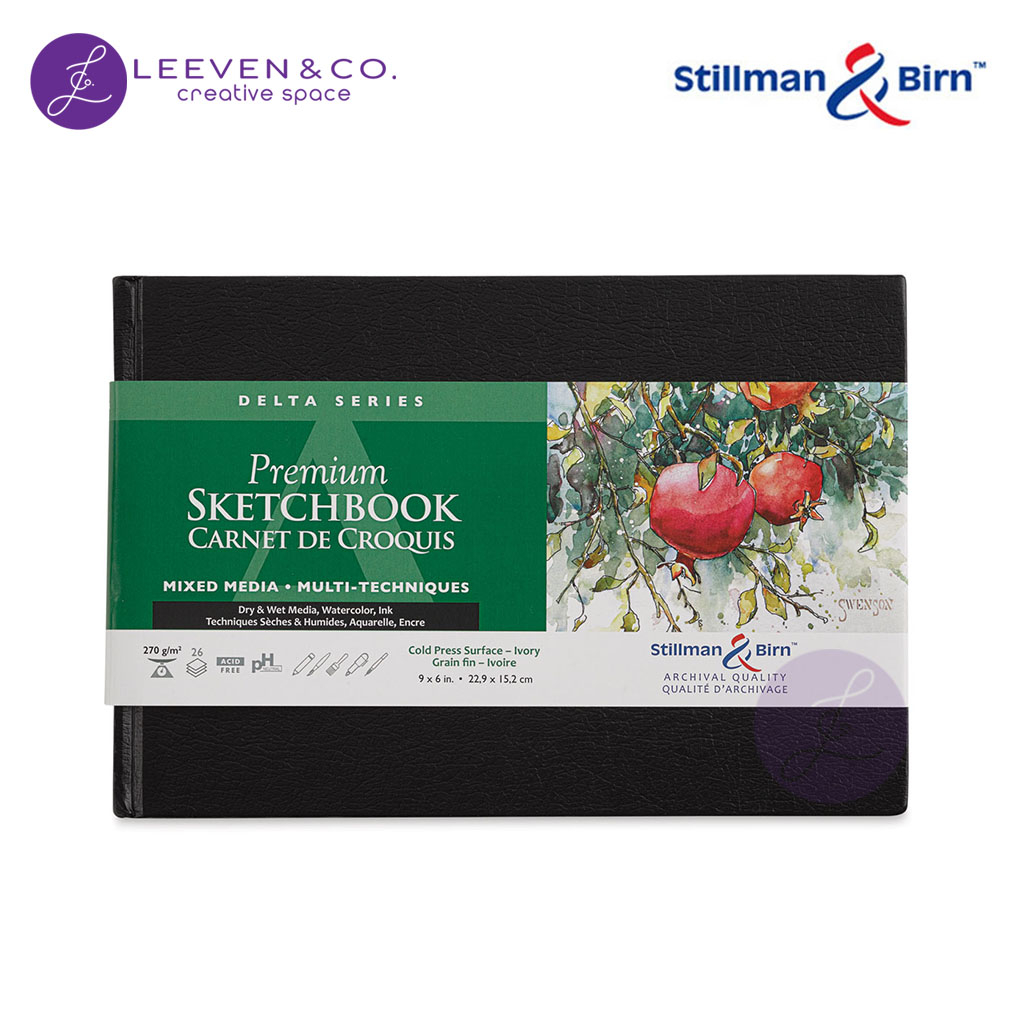 

STILLMAN & BIRN 270GSM SKETCHBOOK HARDBOUND A5 (9 X 6 INCH) LANDSCAPE 26 SHEETS