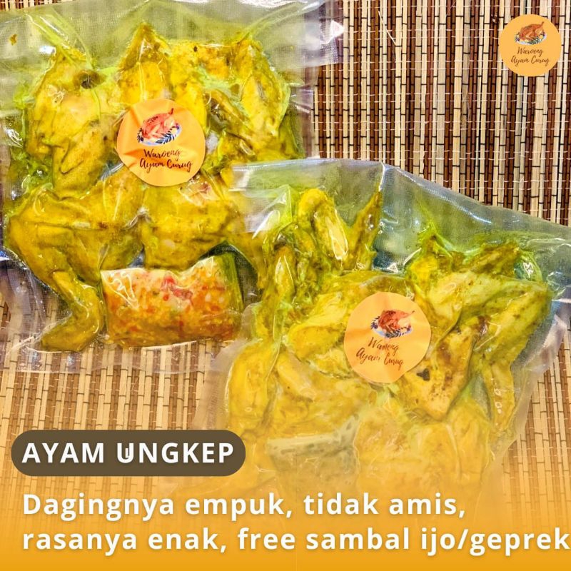 

Ayam dan Bebek ungkep Dimsum Sambal Ijo dan geprek