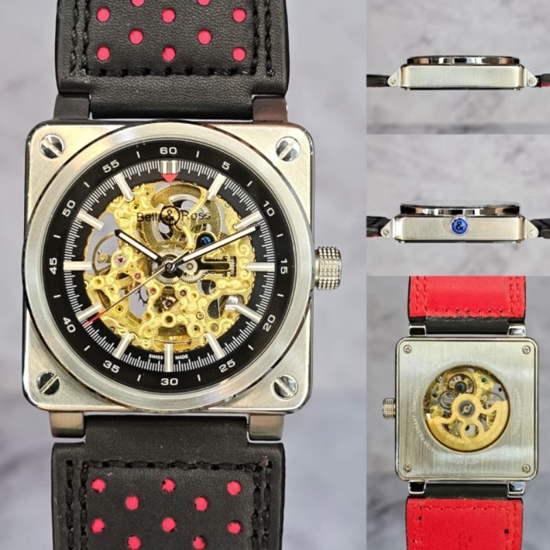 jam tangan automatic Bell&Ross_BR-03-92 Golden skeleton Premium quality