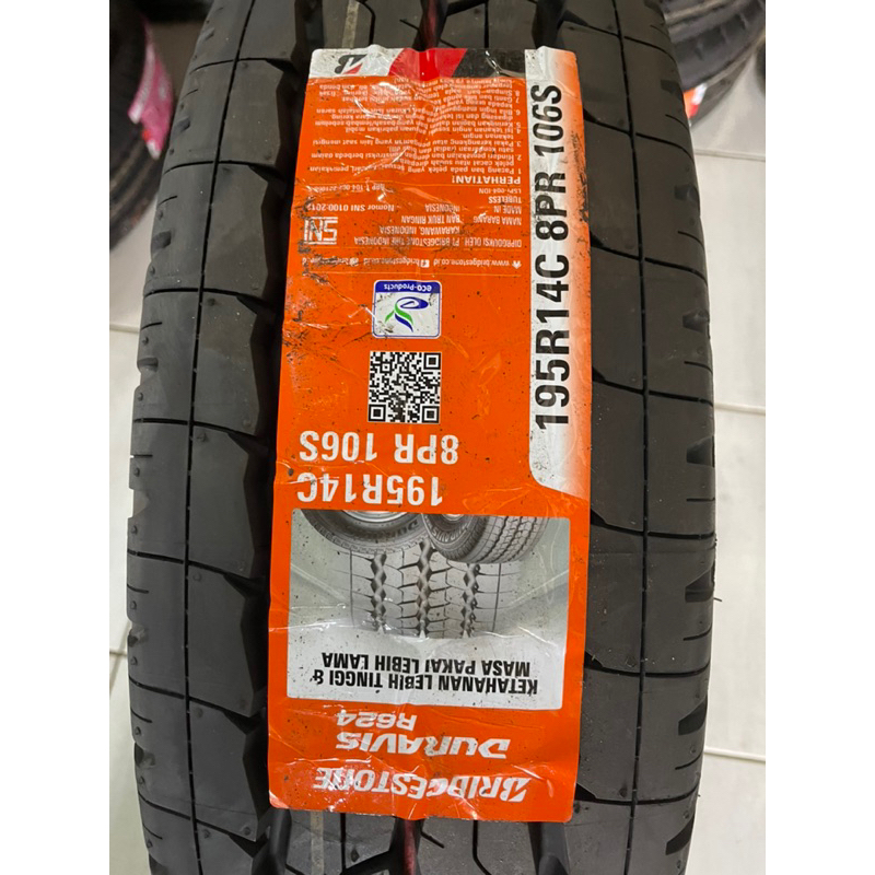BAN MOBIL BRIDGESTONE DURAVIS 195 R14