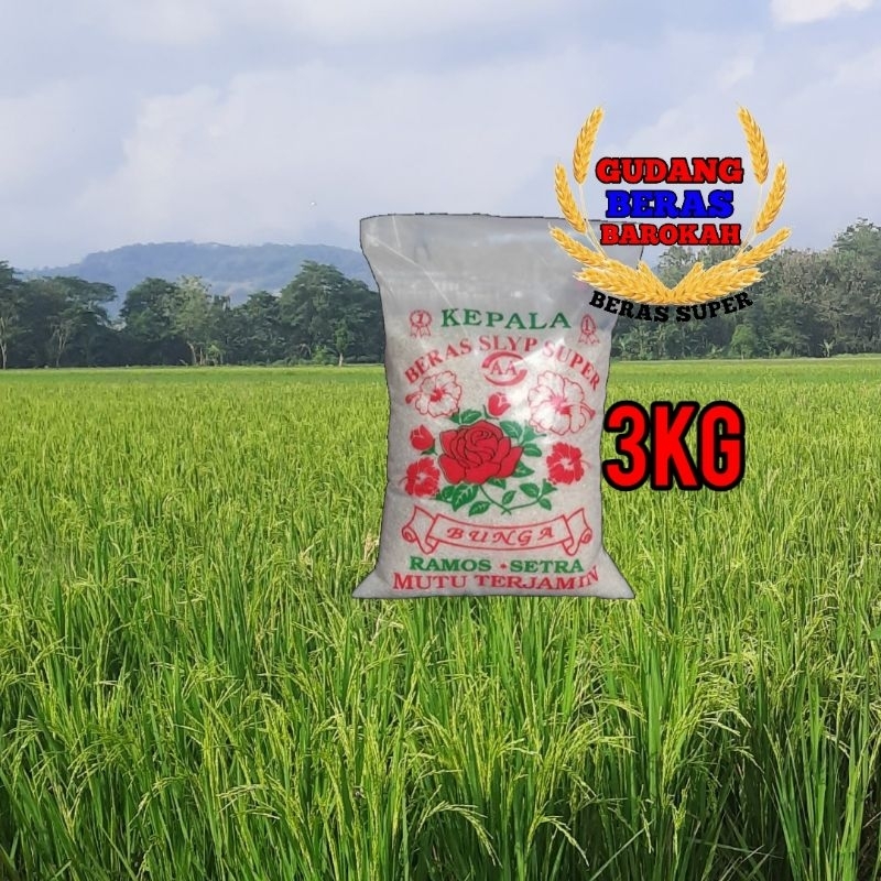 

BERAS SETRA RAMOS CAP BUNGA 3KG