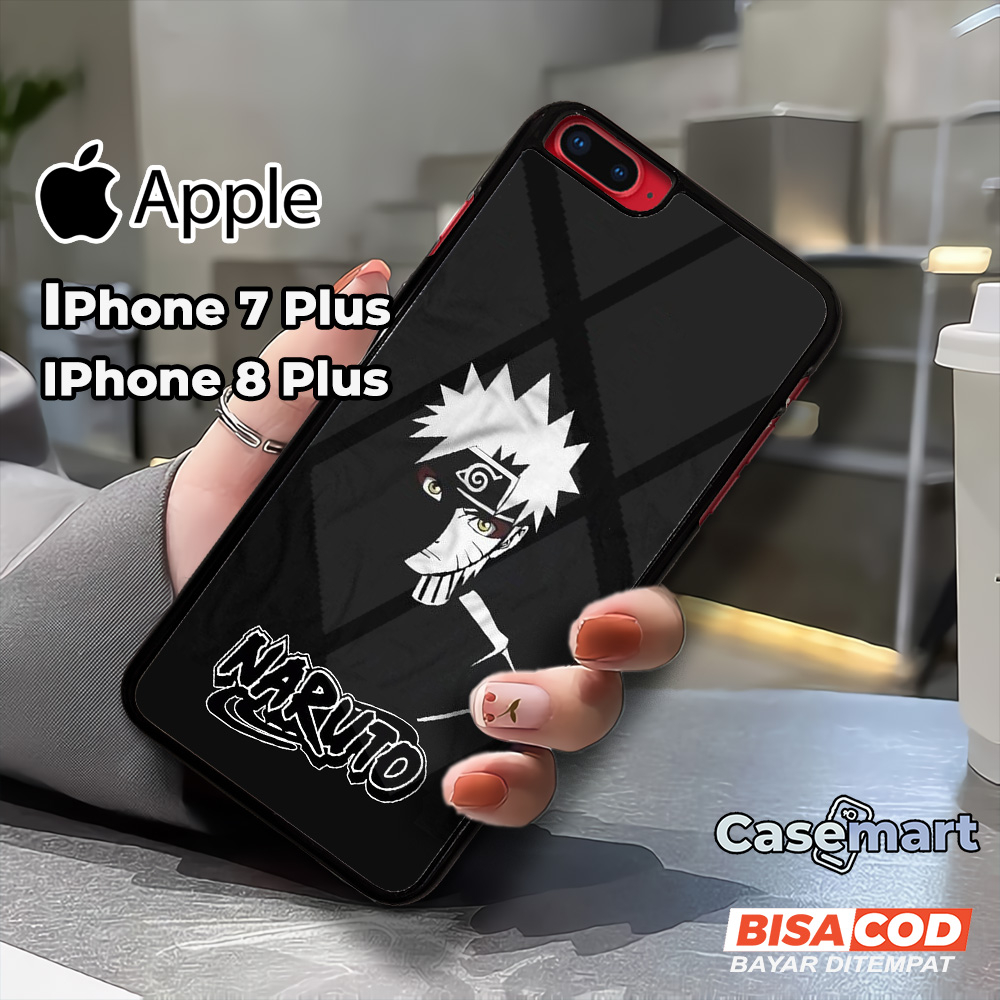 Case IPHONE 7 PLUS 8 PLUS Casing IPHONE 7 PLUS 8 PLUS Casemart [NRT1] Case Glossy Case Aesthetic Cus