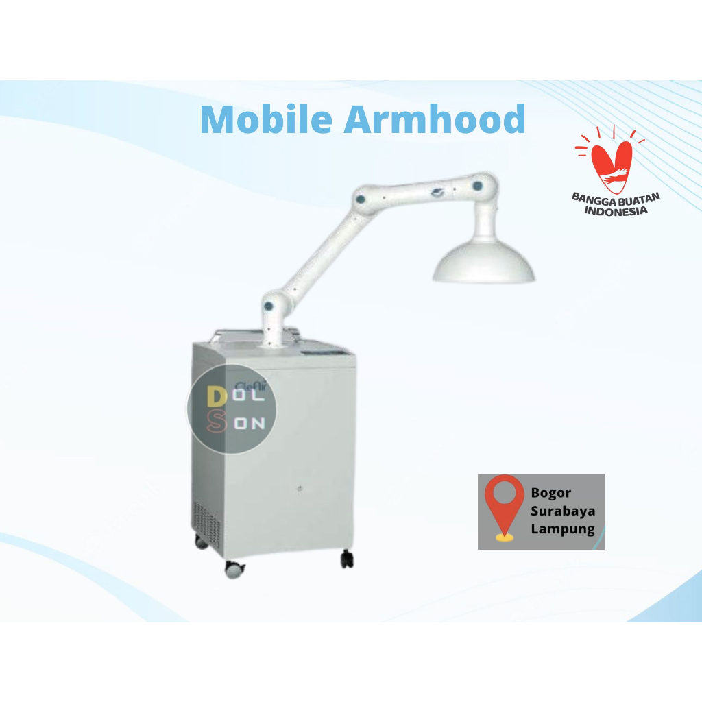 Portable Dekstop Arm Hood Extractor Aerosol Suction Single Arm Laboratorium Vacuum Dentist