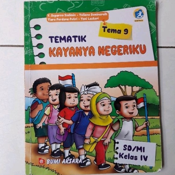 Buku Tematik SD/MI kelas 4 tema 9 Bumi Aksara (BEKAS)