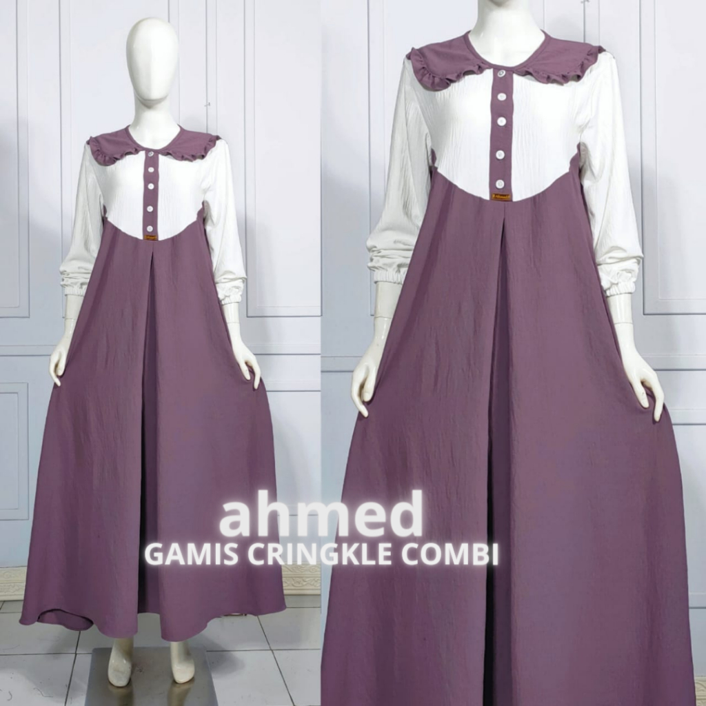 GAMIS CRINGKLE PREMIUM AIRFLOW - GAMIS CRINGKLE COMBI - GAMIS KRINGKEL JUMBO KOMBI PUTIH