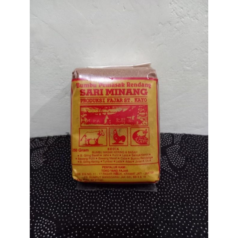 Bumbu Rendang asli padang Sari Minang