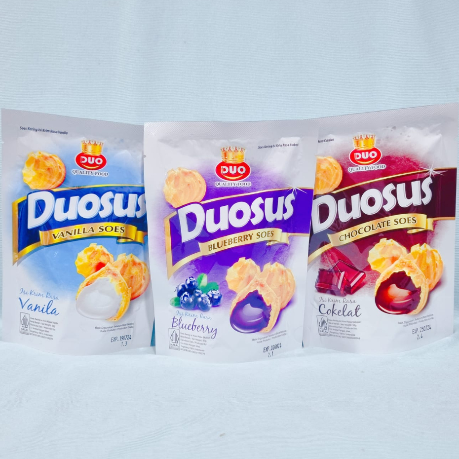 

Duosus Chocolate / Blueberry / Vanilla / Cheese Soes (1 Pcs)