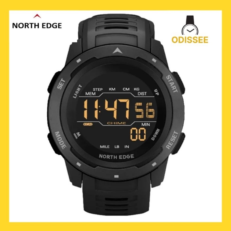 NORTH EDGE MARS SMARTWATCH HITAM ORIGINAL