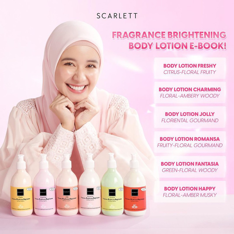 SCARLET - BODY LOTION SCARLET 100% ORIGINAL