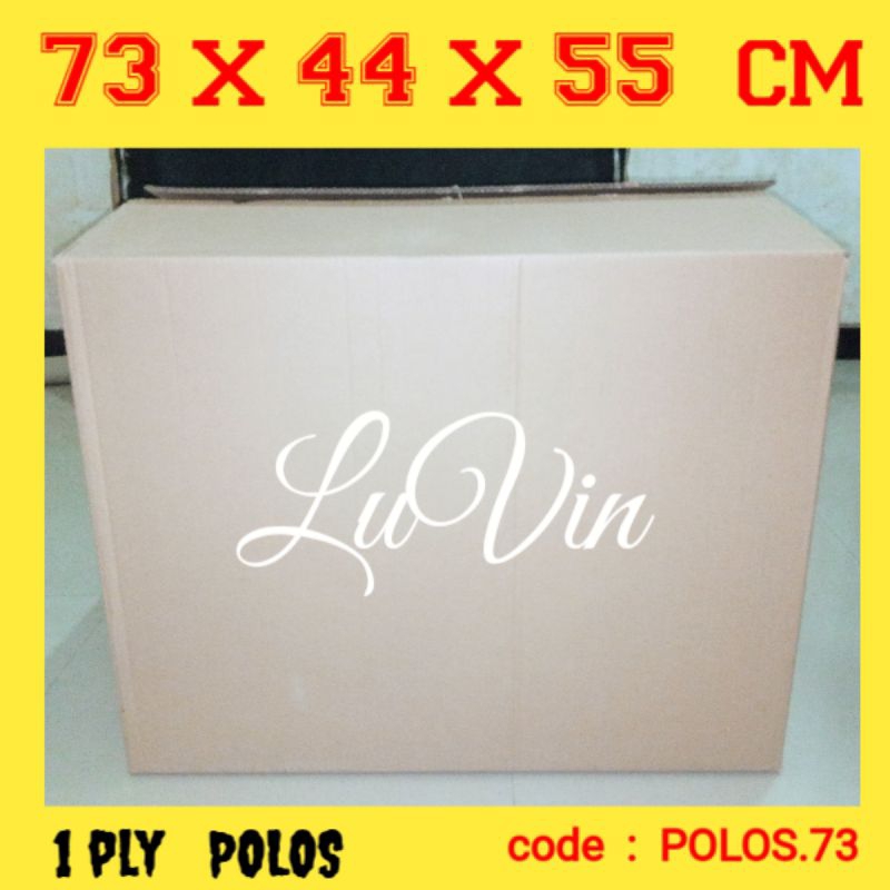 

Kardus box jumbo 73x44x55cm u pindahan rumah dll