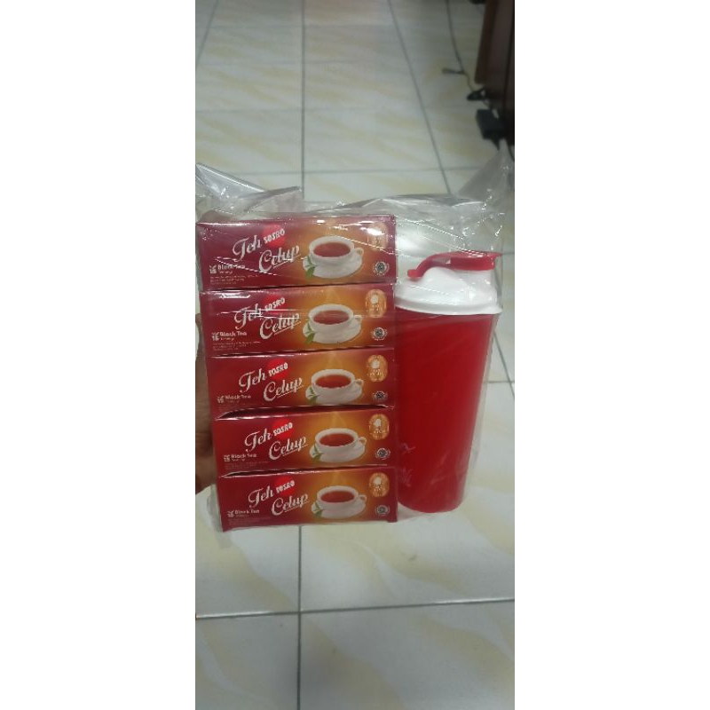 

4 paket teh celup sosro