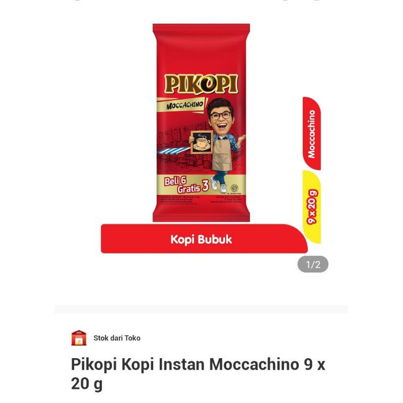 

PIKOPI Kopi Instan Moccacino 9 x 20 g