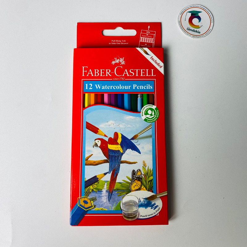 

Pensil Warna Faber Castell Watercolour 12 warna Colored Pencils