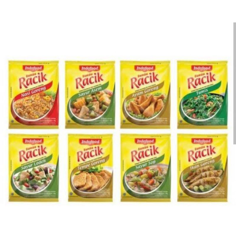

Bumbu racik instan indofoof 10 x 20 gr all variant