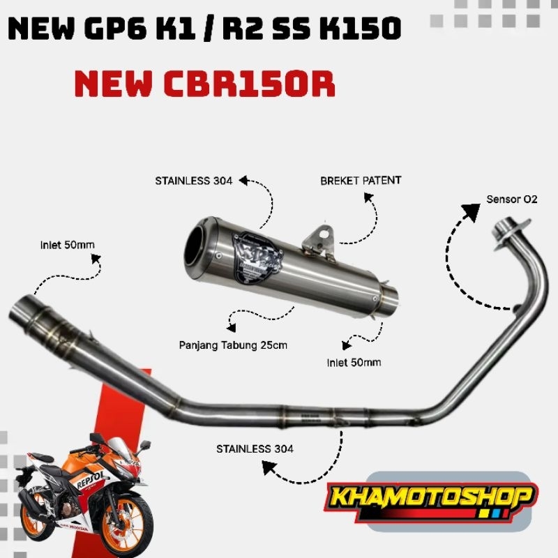 WRX NEW GP6 K1 / R2 SS K150 NEW CBR150R