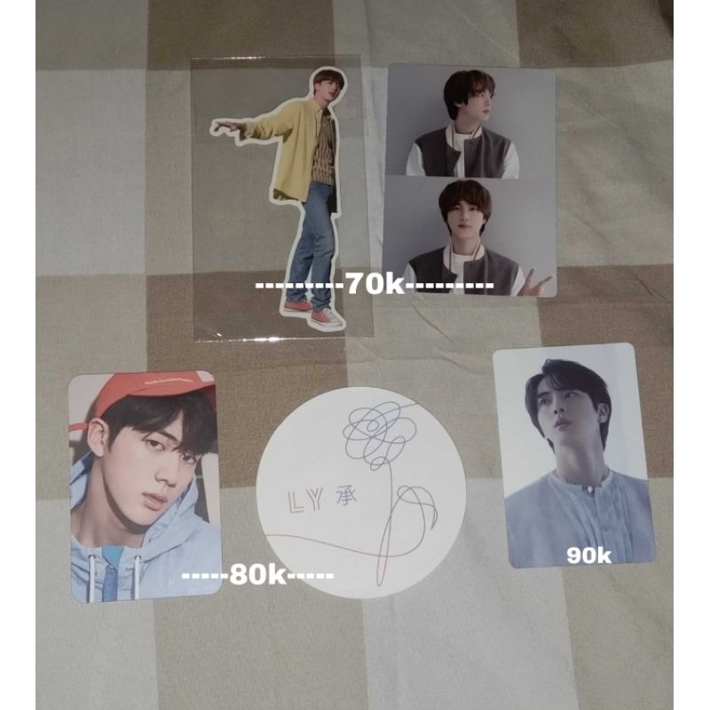 PC seokjin merch box 3 & 11, Vinyl her, fixing tint tata kipas mang