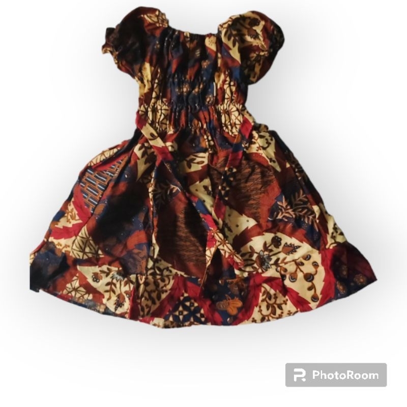 DRESS BATIK ANAK PERCA