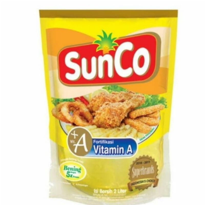 

Minyak Goreng Sunco kemasan 2 liter