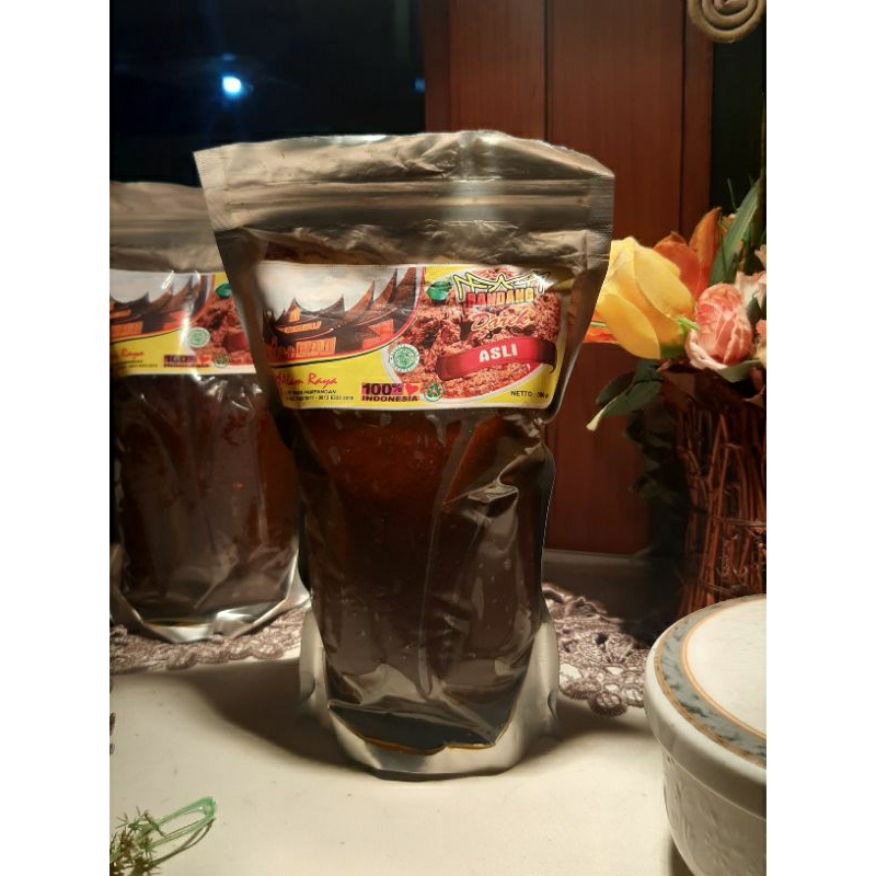 

Rendang Darek Alam Raya 500gr - Rendang daging sapi - Rendang asli padang - Rendang Solok - Rendang Hitam oleh oleh khas padang