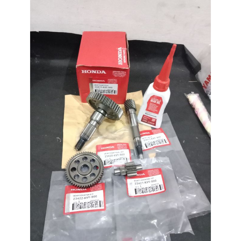 Gigi rasio gardan set KVY honda beat karbu scoopy spacy karbu bonus oli