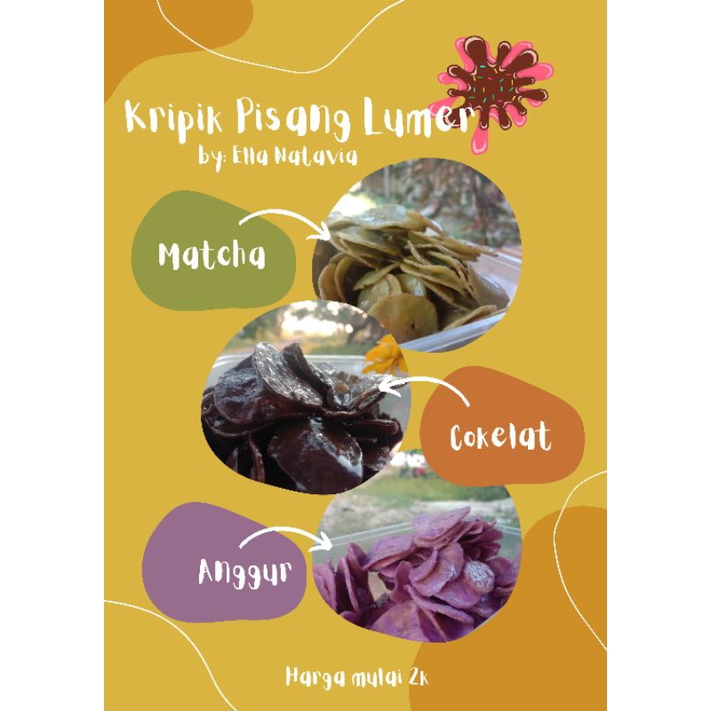 

Keripik Pisang Coklat Lumer | 120 Gram