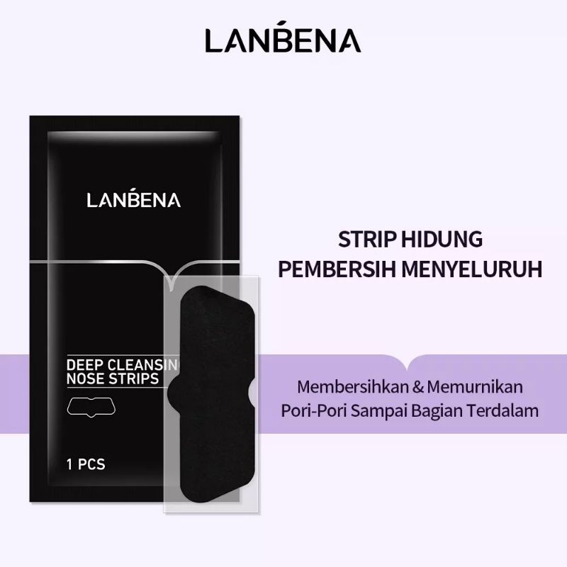 LANBENA BLACKHEAD MASK STRIPS | LANBENA BLACKHEAD MASK WHITE