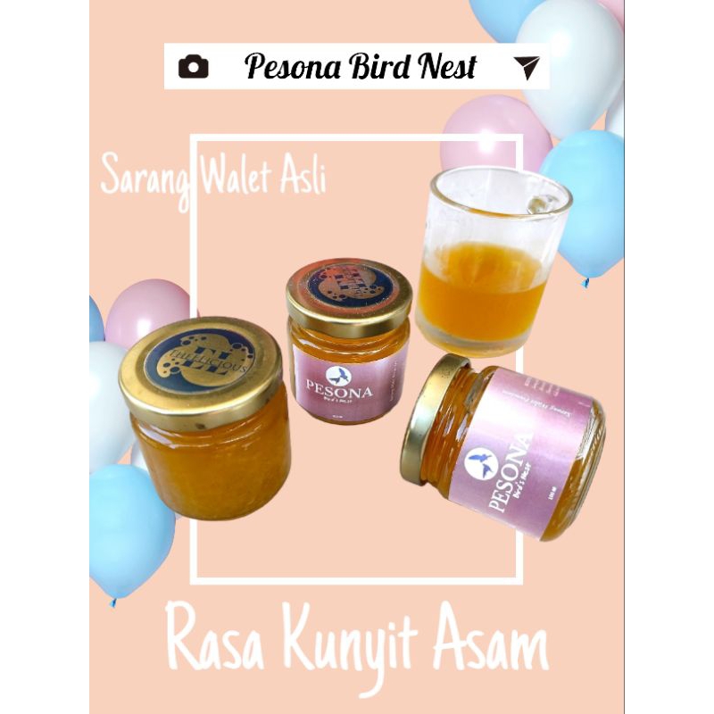 

Bird Nest drink, minuman sarang walet Rasa Kunyit Asam TheElicious Pesona