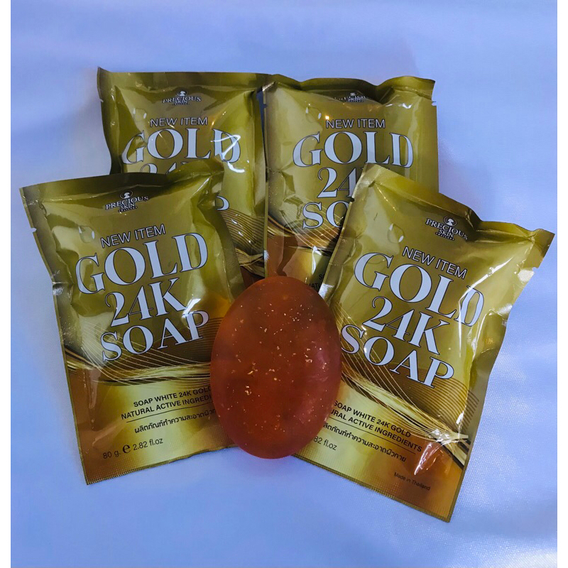 Precious Skin Gold 24K Soap New Item Original Thailand