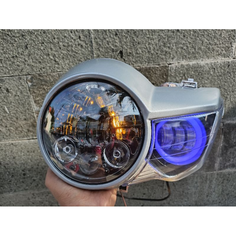 Lampu tiger revo pece set daymaker 16 led plus daymaker mini 3 mata lampu tiger pece lampu tirev pec