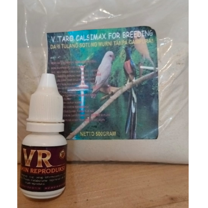 PAKET BREEDING MURAI NO ZONK VITAMIN VR REPRODUKSI DAN VITARO CALSIUM BREEDING 500GRAM