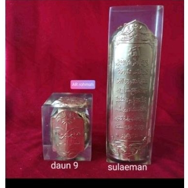 1 paket BUKHUR SULAIMAN dan Apel Jin Daun 9 pres Viber Besar