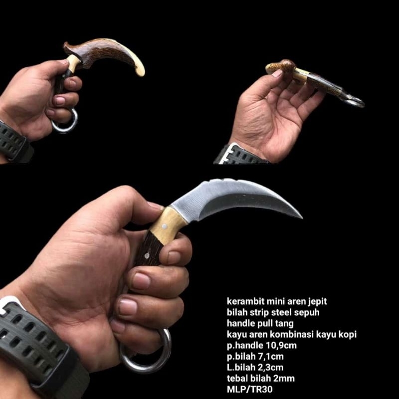 Kerambit Mini Aren Jepit