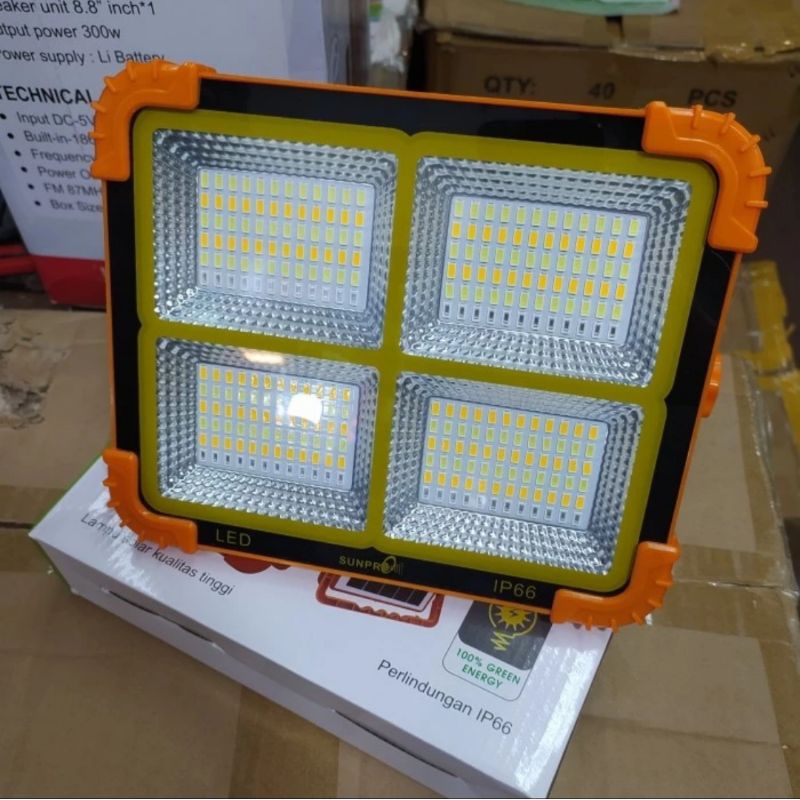 Lampu Sorot Emergency Tenaga Surya Sunpro SL -108