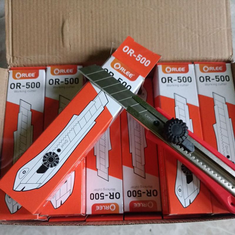 

Cutter gagang besi cutter besar pisau ukir serbaguna 1 pcs sangat tajam